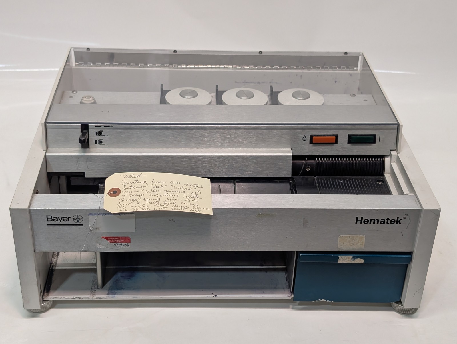 Bayer Hematek 4488C Slide Stainer Automatic Hematology Laboratory Equipment Bayer Hematek 4488C Slide Stainer Automatic Hematology Laboratory Equipment