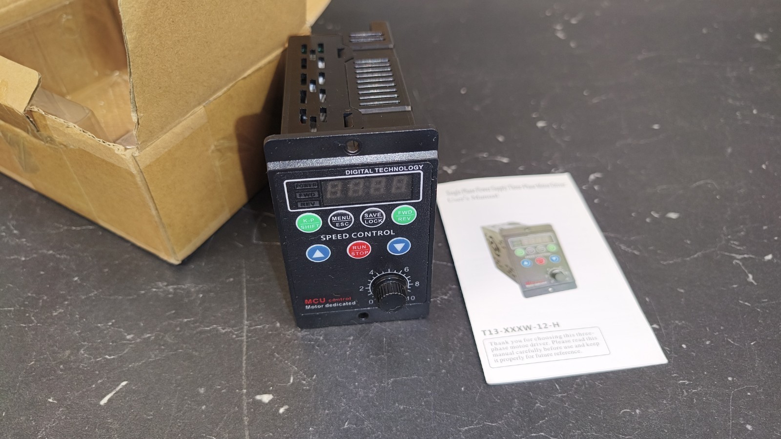 220V 750W 1HP Single to 3 Phase Inverter VFD Motor Speed Controller VFD ...