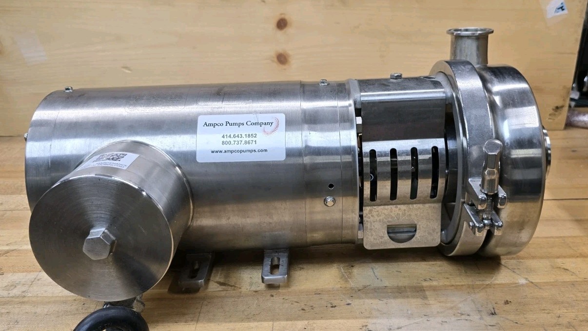 Ampco C+216-DG-056C Sanitary Pump w/ Baldor 0.75P 1750RPM Stainless Motor 3PH Ampco C+216-DG-056C Sanitary Pump w/ Baldor 0.75P 1750RPM Stainless Motor 3PH