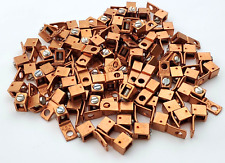 Lot of 100 Ilsco XT-6 One Hole Copper Mechanical Lugs #6 -#18 AWG #10 Bolt Hole picture