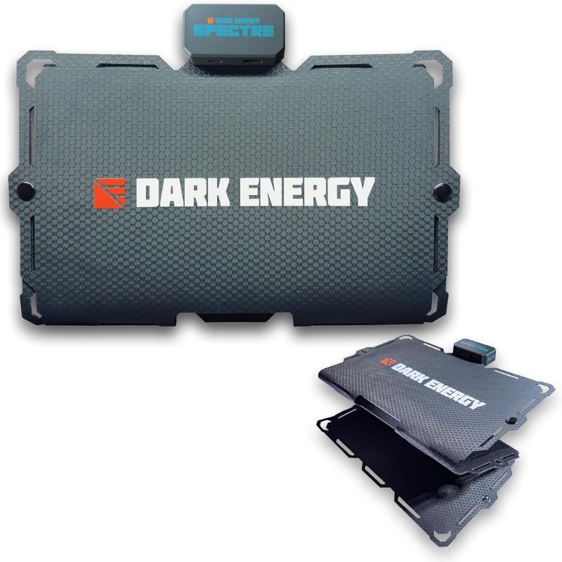 Dark Energy Spectre 18W Gray Solar Panel Portable Power Supply Device Charger Dark Energy Spectre 18W Gray Solar Panel Portable Power Supply Device Charger