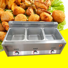 Commercial Propane Deep Fryer Countertop 12/18L Gas Fryer 2/3 Well LPG Gas Fryer picture