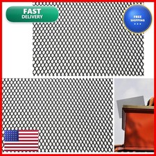 Zonon 2 Pack 24 x 48 Inch Expanded Aluminum Mesh Sheet Diamond Hole Black picture