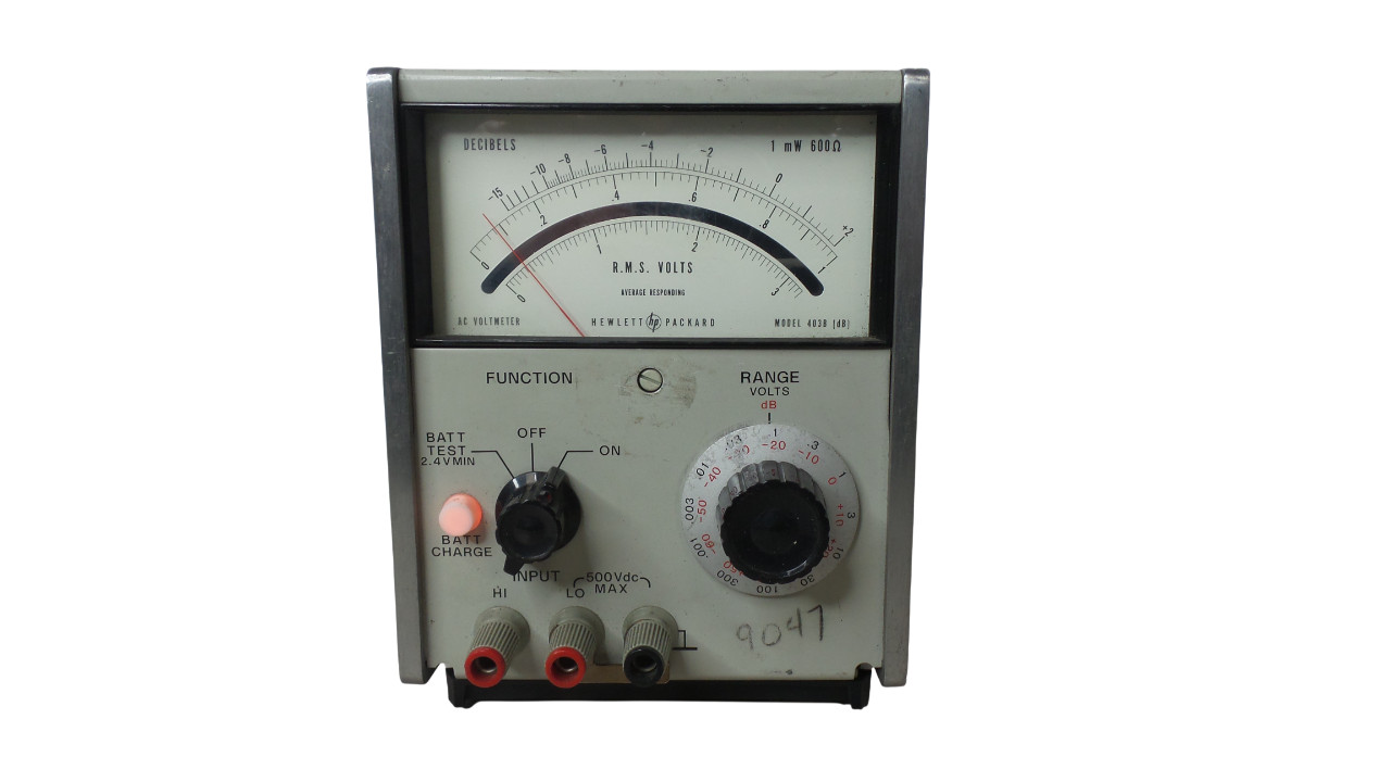 HP Model 403B R.M.S. AC Voltmeter - HP Model 403B R.M.S. AC Voltmeter -
