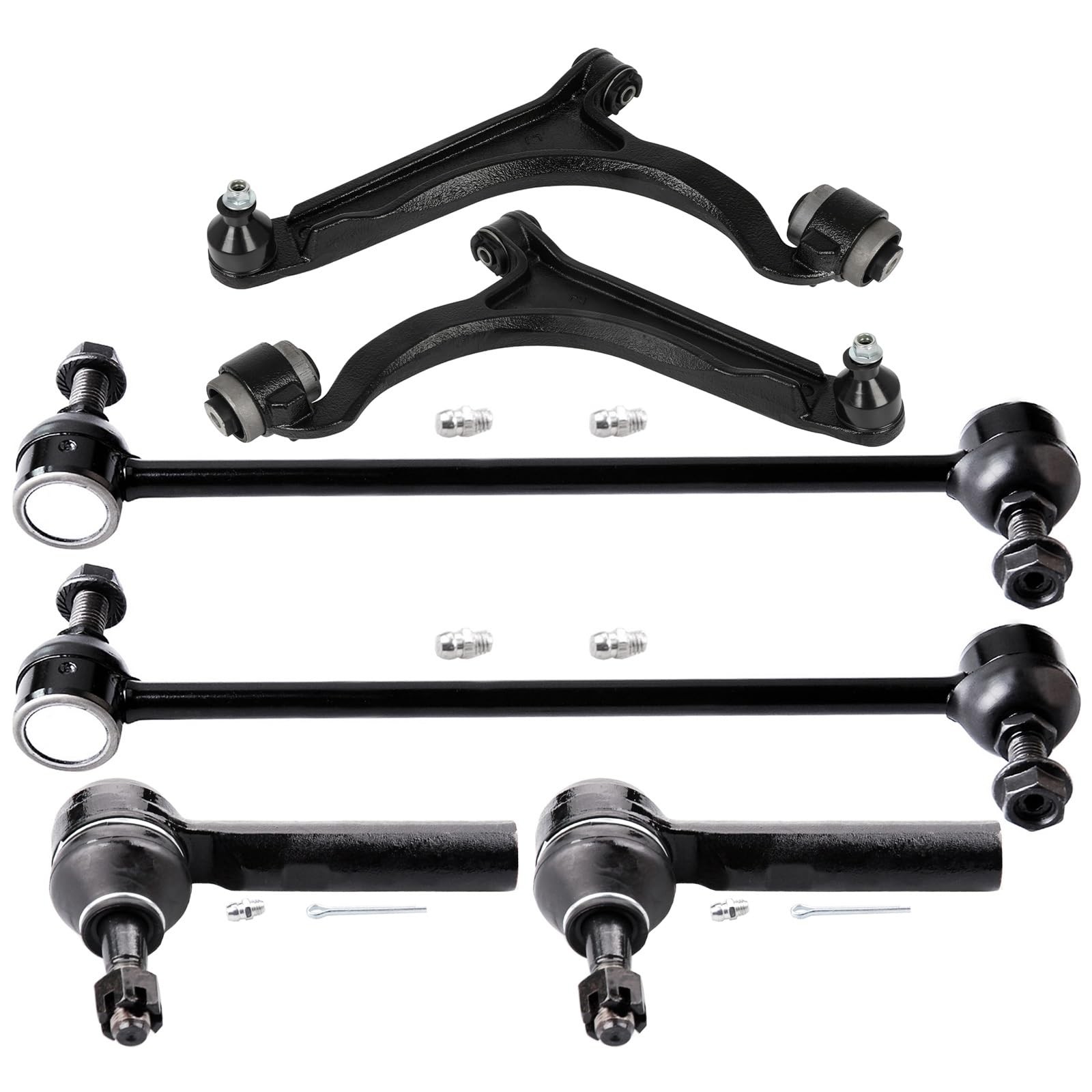 6pc Front Suspension Kit for Chrysler Pacifica 2004-2008 Lower Control Arm 6pc Front Suspension Kit for Chrysler Pacifica 2004-2008 Lower Control Arm