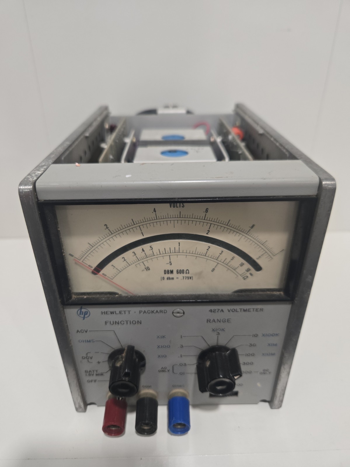 Vintage Hewlett Packard HP 427A Voltmeter Multimeter Lab Test Gear Powers On Vintage Hewlett Packard HP 427A Voltmeter Multimeter Lab Test Gear Powers On