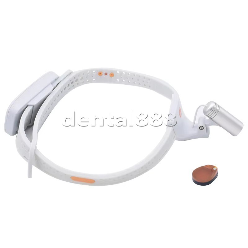 3W High CRI LED Surgical Head Light ENT Wireless Ultra Light Headlamp w/ Filter