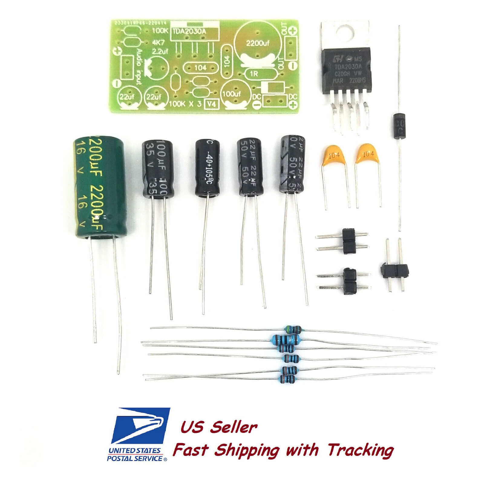 TDA2030A Electronic Mono Audio Power Amplifier DIY Kit - US Seller Fast Shipping