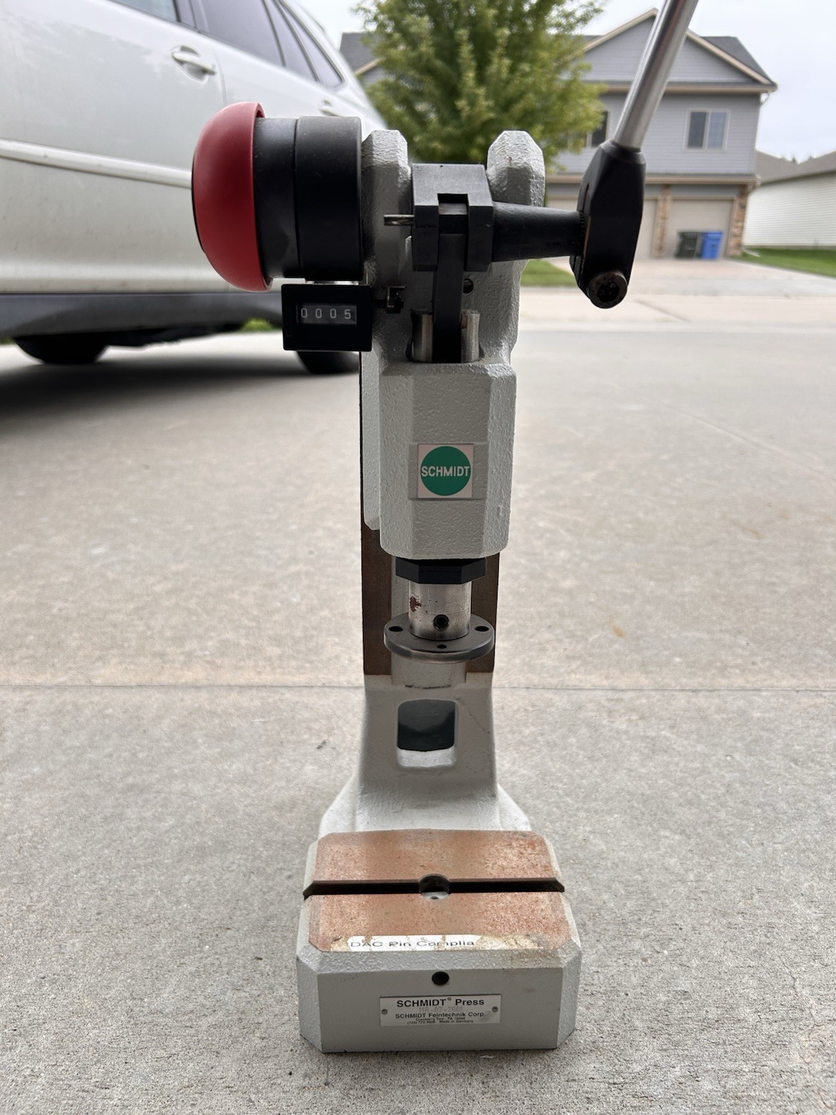 SCHMIDT 11R-07-2001 Type 11R Manual Toggle Press 12kN Industrial Bench Press SCHMIDT 11R-07-2001 Type 11R Manual Toggle Press 12kN Industrial Bench Press