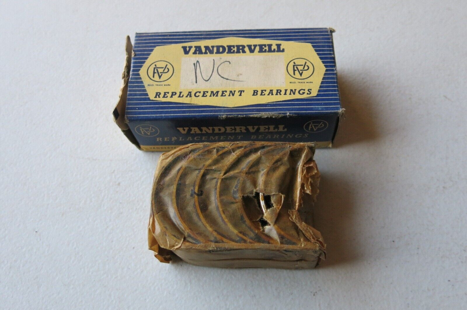 Vintage Vandervell VP246 .030 Main Bearing for Nash MGA Austin 1954-1963