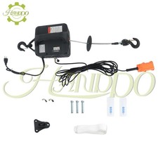 3-in-1 Electric Hoist 1100LBS Dual Remote Overload Protection For Garage picture