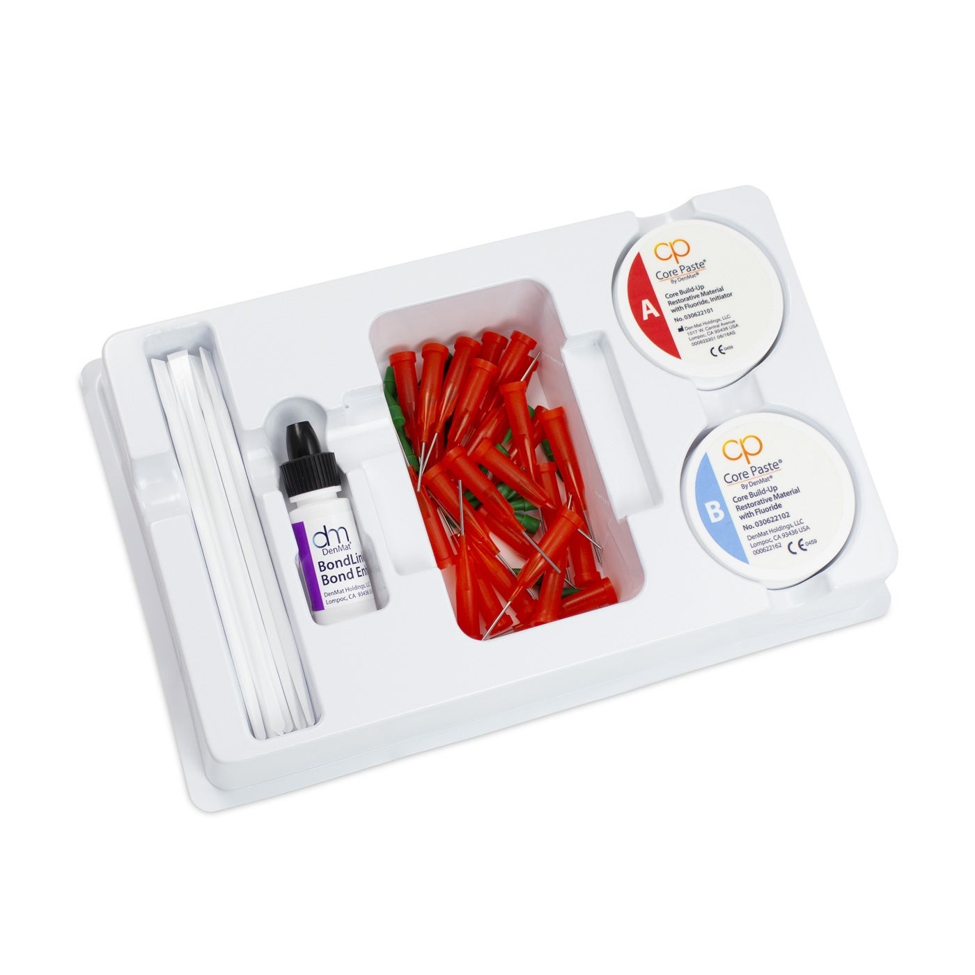 Denmat 030622100 Core Paste Composite Regular w/ Fluoride White Kit EXP May 2027 Denmat 030622100 Core Paste Composite Regular w/ Fluoride White Kit EXP May 2027