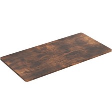 VIVO Rustic Vintage Brown 48x30 inch Universal Tabletop for Sit Stand Desk Frame picture