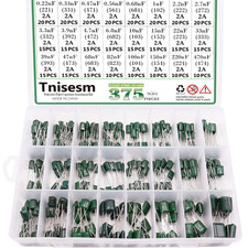375 Pcs 24 Value Metalized Mylar Polyester Film Capacitors Assortment picture