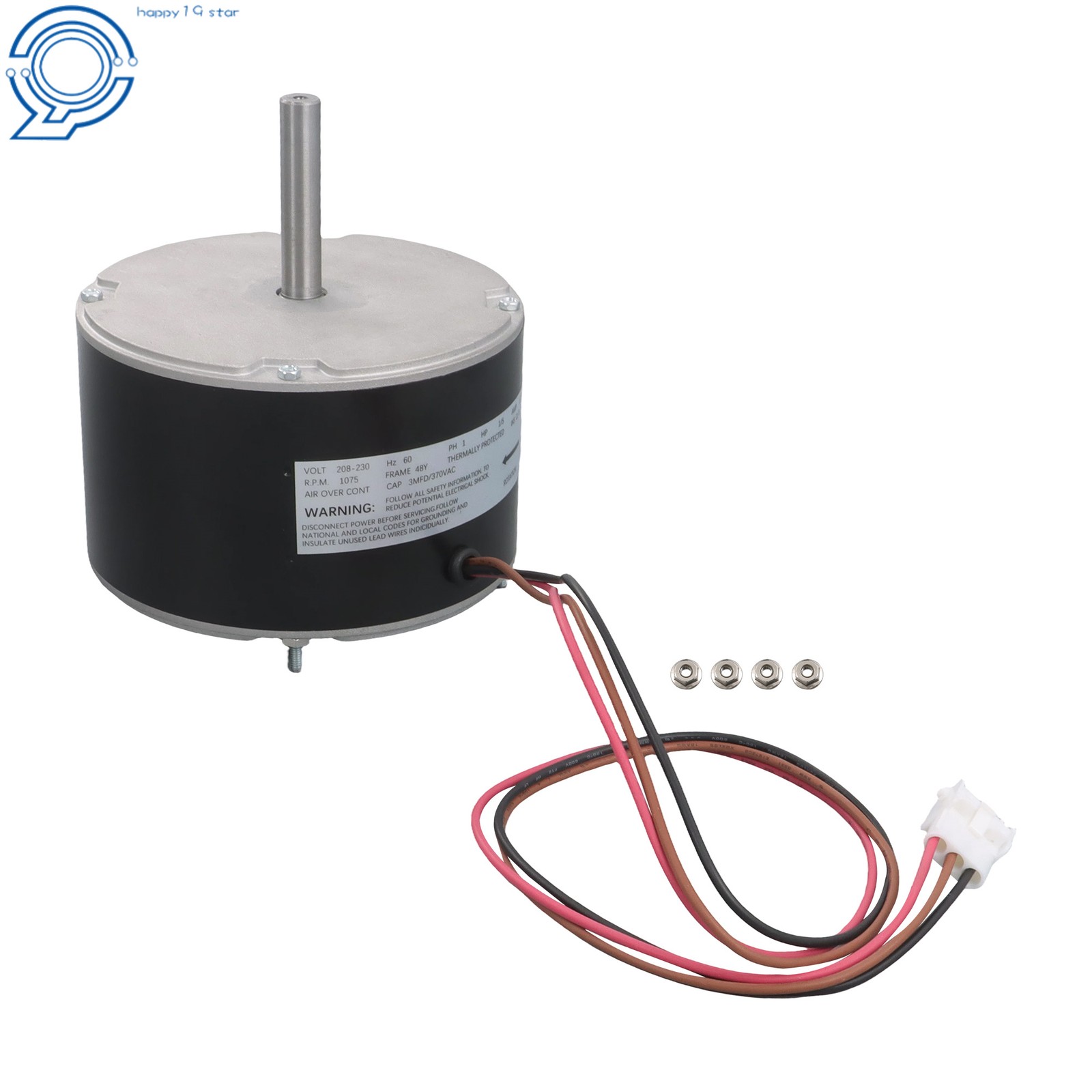 K55HXHDD-8562 Condenser Fan Motor 1/5 HP 208-230 Volt Directly Replace