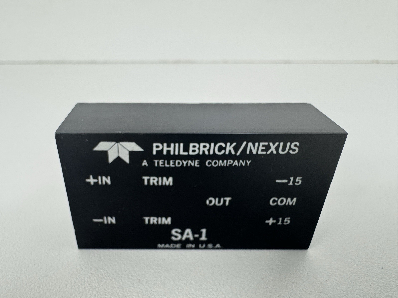 Teledyne Philbrick Nexus SA-1 Operational Amplifier Module NOS Vintage Teledyne Philbrick Nexus SA-1 Operational Amplifier Module NOS Vintage
