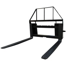 AGT 48'' Pallet Fork Frame 4000LBS Capacity Skid Steer Attachment Quick-Aattach picture