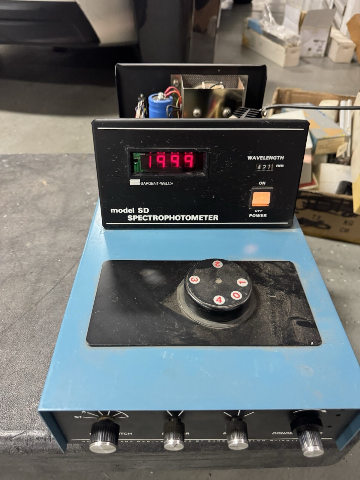 Sargent-Welch Model SD spectrophotometer Sargent-Welch Model SD spectrophotometer