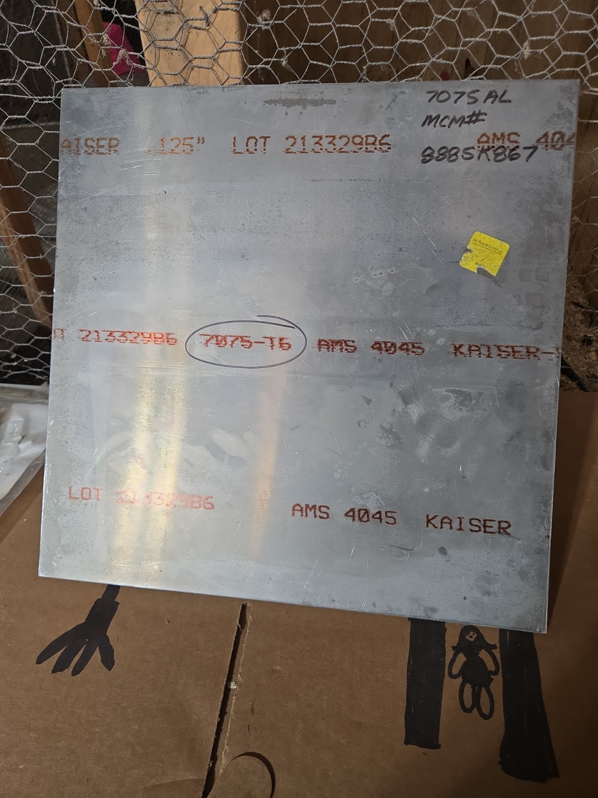 7075-T6 Aluminum Sheet 18 7075-T6 Aluminum Sheet 18