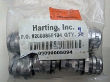 Lot Of 9 Harting #09000005094 Cable Glands, Pg 29 Clamping 14-18mm with assorted picture