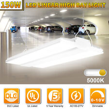 150W LED Linear High Bay Light Dimmable 22,500 Lumens Warehouse Ceiling Lights picture
