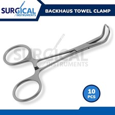 10 Pcs BACKHAUS TOWEL CLAMPS 3.5