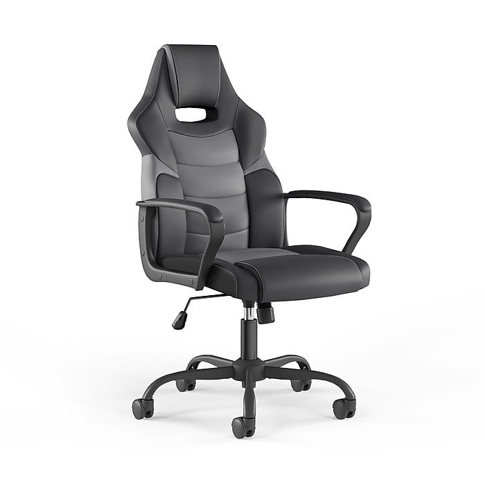 Staples Emerge Vector Ergonomic Gaming Chair, Adjustable Height, Swivel, Black Staples Emerge Vector Ergonomic Gaming Chair, Adjustable Height, Swivel, Black
