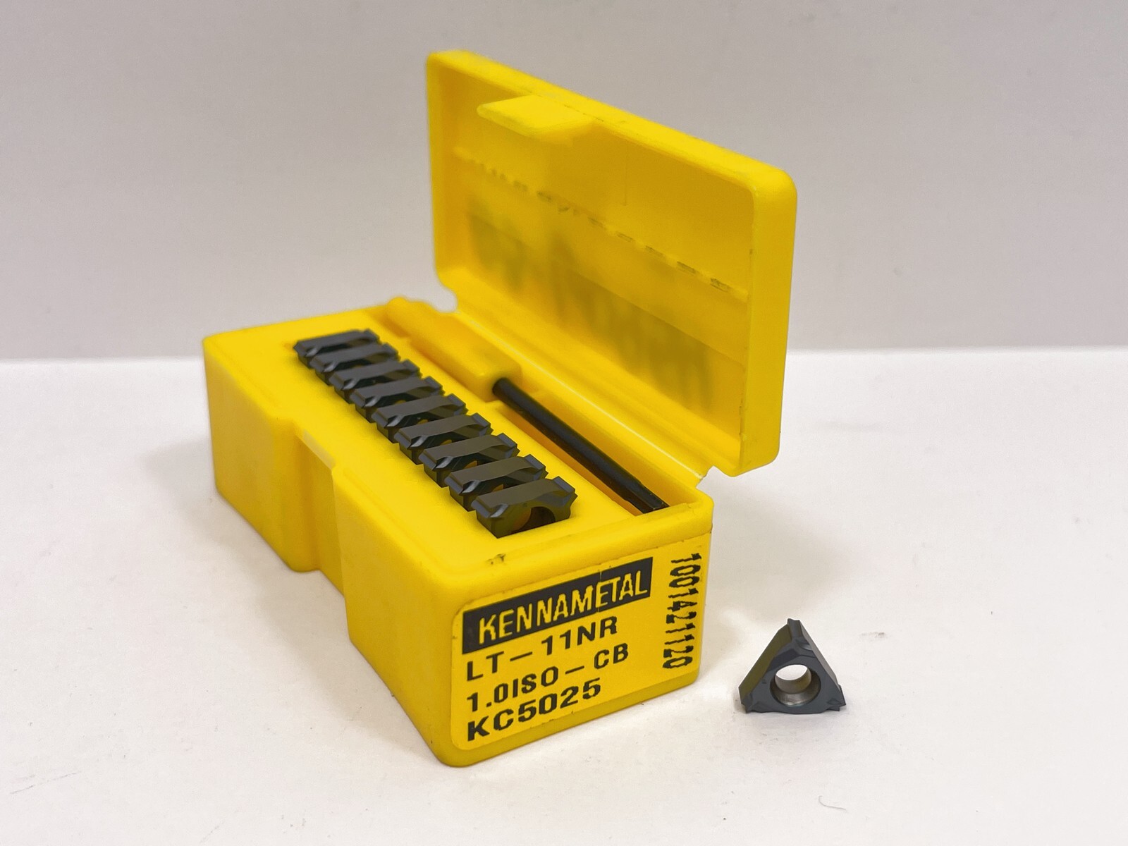 KENNAMETAL LT-11NR 1.0 ISO-CB New Carbide Inserts 1679776 Grade KC5025 10pcs
