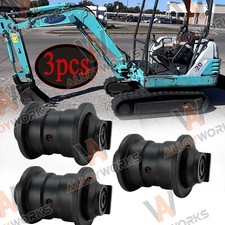 3pcs Heavy Duty Track Bottom Roller Fits IHI IHI28J Mini Excavator Undercarriage picture