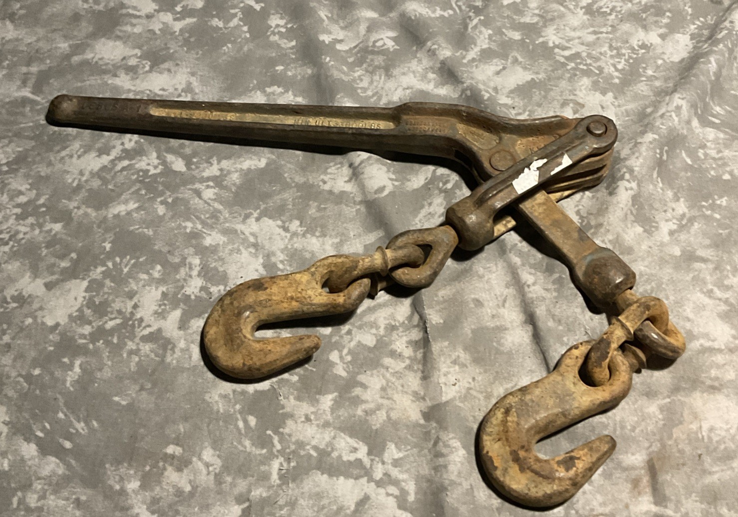 VTG Lebus Model A-1 Chain Load Binder Heavy Duty WLL 9200 Min Ult 33000 USA