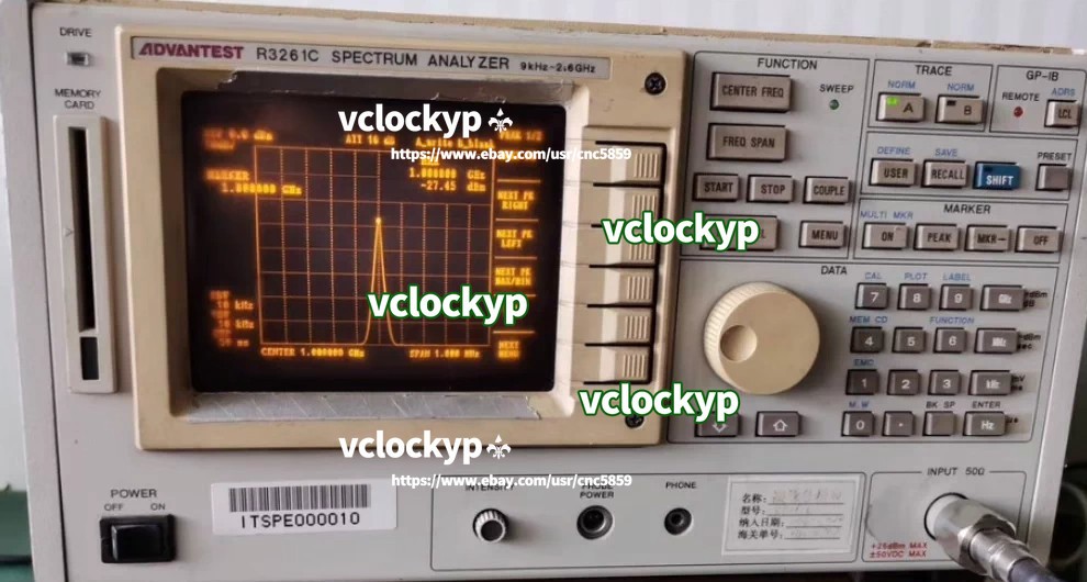 1PCS ADVANTEST R3261C Spectrum Analyzer 1PCS ADVANTEST R3261C Spectrum Analyzer