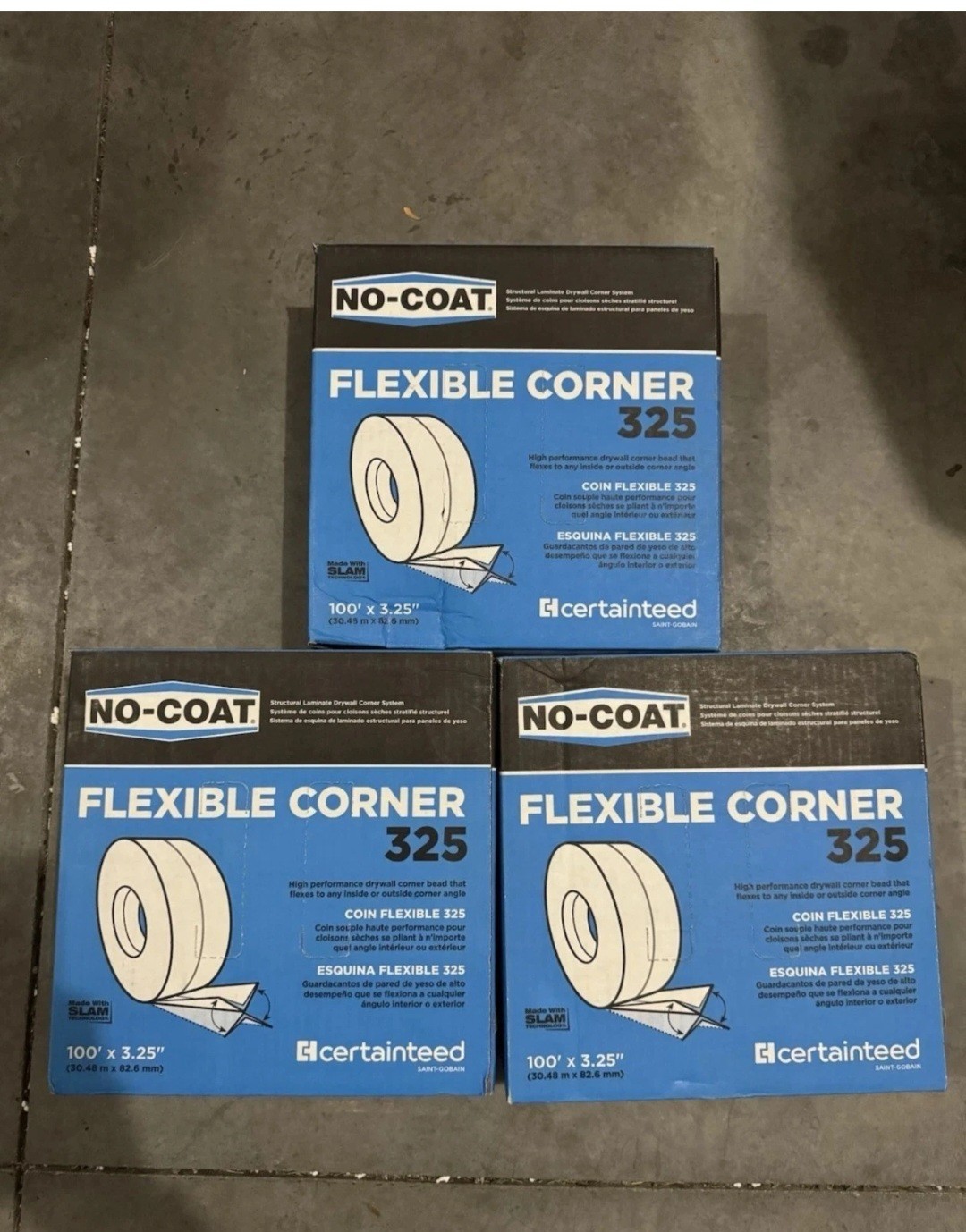 3X - No-Coat Ultraflex 325 Flexible Drywall Corner Trim - 100' Roll CertainTeed 3X - No-Coat Ultraflex 325 Flexible Drywall Corner Trim - 100' Roll CertainTeed