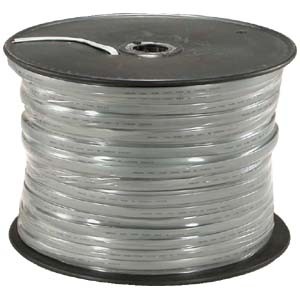 1000Ft UL 8 Conductor Silver Satin Modular Cable Reel 26AWG 1000Ft UL 8 Conductor Silver Satin Modular Cable Reel 26AWG