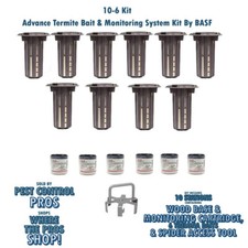 Advance Termite Control Monitoring System 10 stations 6 Trelona 1 Spider Tool picture