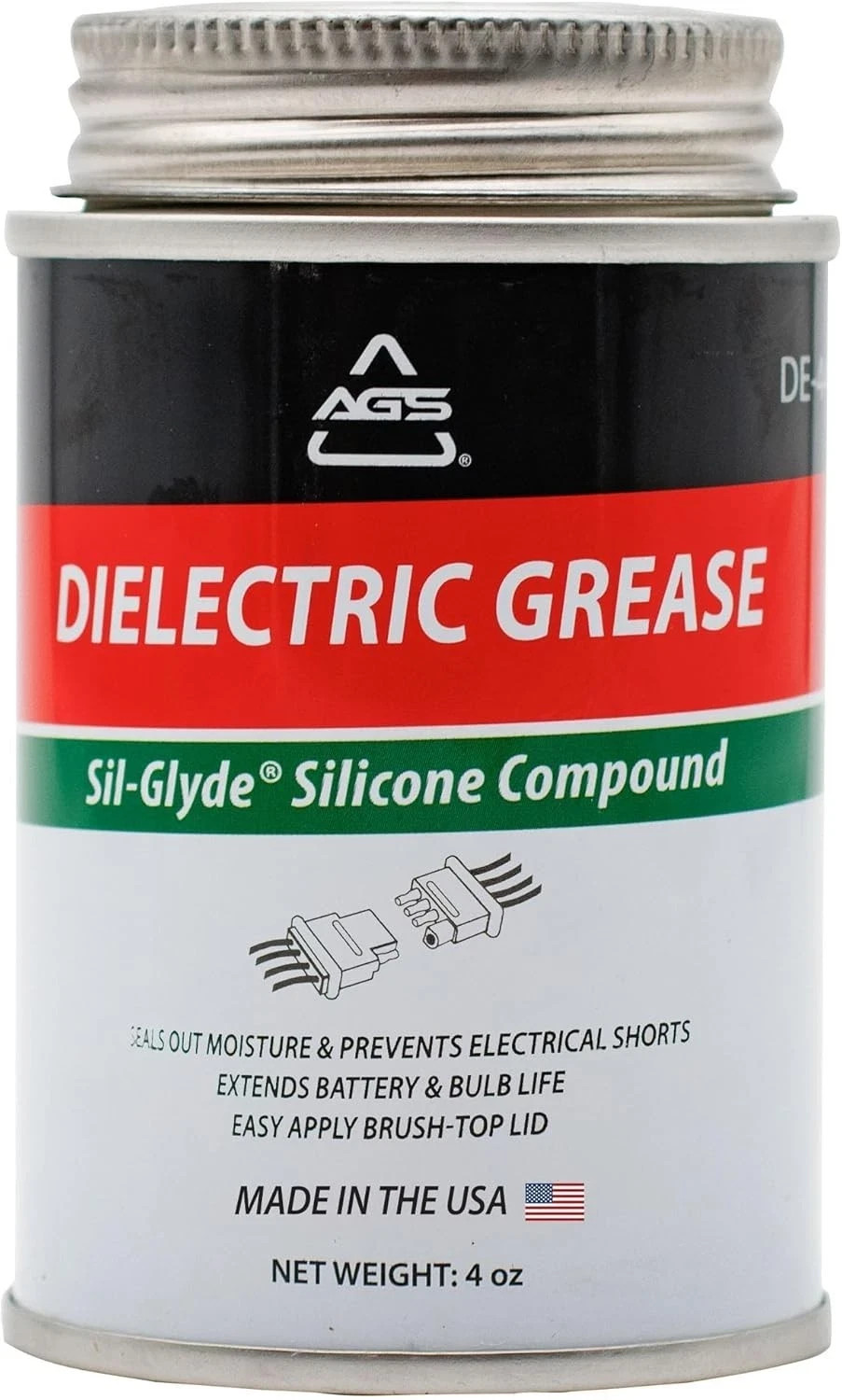 Long-Lasting 4oz Dielectric Grease for Electrical Connectors - USA Made Quality Long-Lasting 4oz Dielectric Grease for Electrical Connectors - USA Made Quality