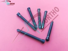 AO Safety Locking Self Tapping 5.0mm Screws 20mm to 80mm 110 Pcs Set Titanium picture