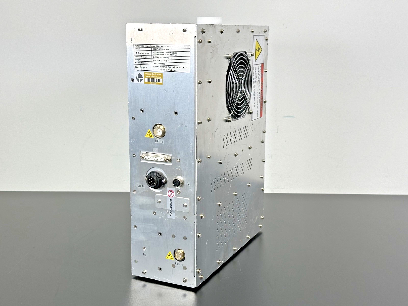 ADTEC Plasma Technology AMVG-1500-HLF-KZ REV.C AUTOMATIC IMPEDANCE MATCHING