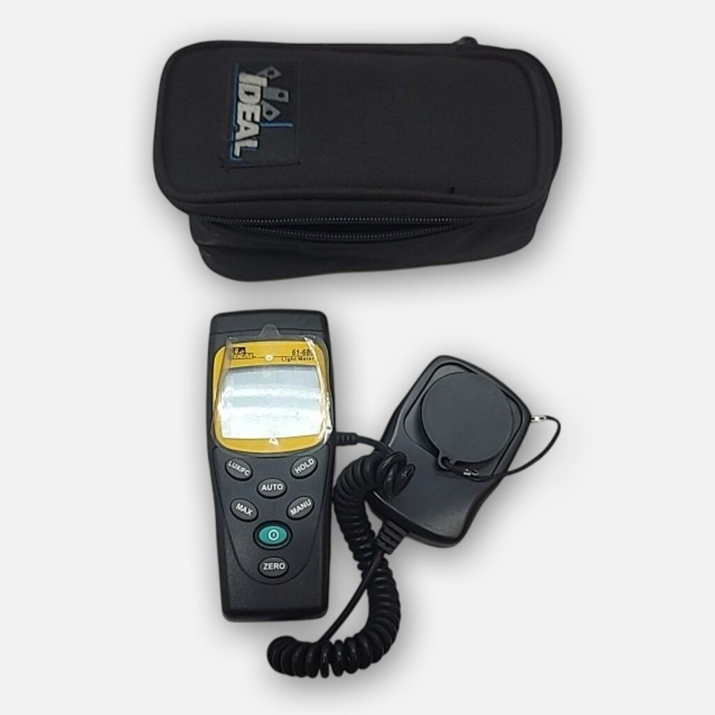 NEW IDEAL 61-686 DITGITAL LIGHT METER ND 7248-1