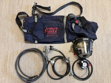 Scott RIT-Pak II Emergency Air Supply Kit AV Mask E-Z Flo Regulator No Cylinder picture