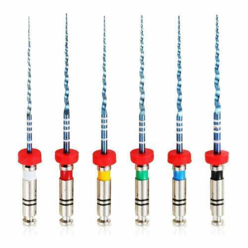6/pk Vakker Dental Rotary Engine Files NITI Blue Taper Files Assorted 21/25mm 6/pk Vakker Dental Rotary Engine Files NITI Blue Taper Files Assorted 21/25mm