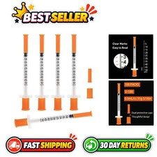 100pcs 0.5mL/cc 31G 5/16in Syringes with Sealed Tips for Lab & Industry picture