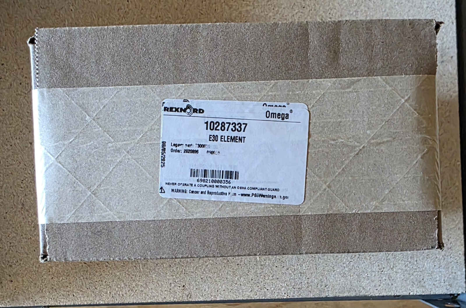 REXNORD 10287337 OMEGA E30 ELEMENT - NEW IN BOX Coupling Legacy Part 7300035 REXNORD 10287337 OMEGA E30 ELEMENT - NEW IN BOX Coupling Legacy Part 7300035