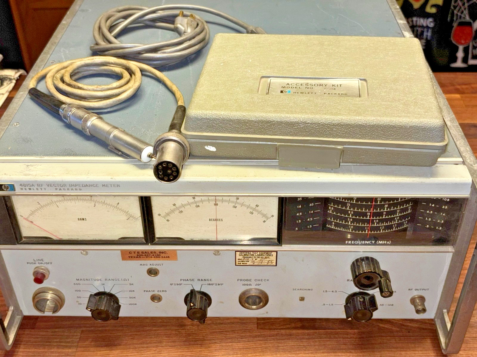 HP 4815A RF Vector Impedance Meter HP 4815A RF Vector Impedance Meter