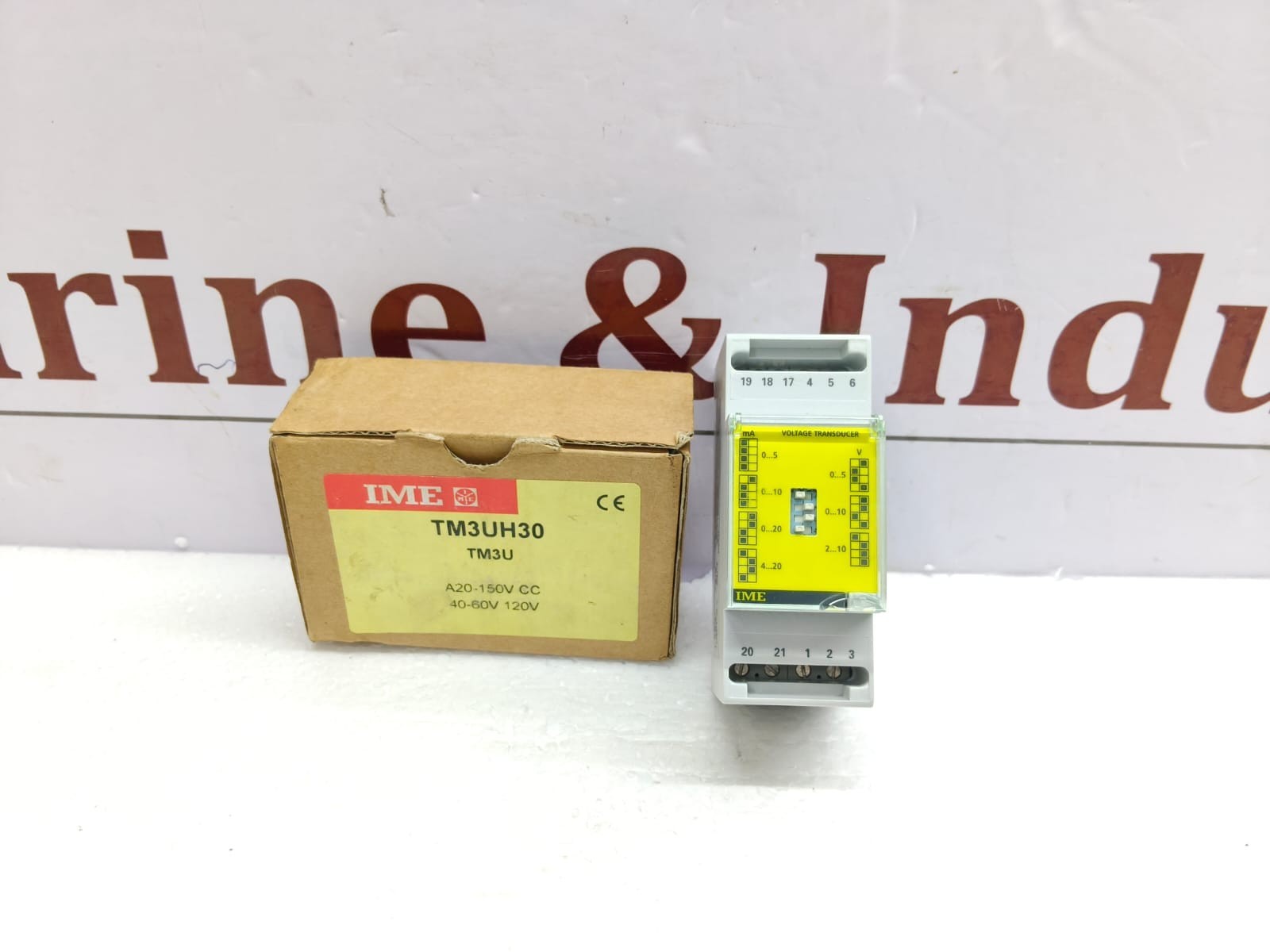 IME TM3UH30 AC Voltage Transducer 120V Input 4-20mA Output DIN Rail TM3U NEW IME TM3UH30 AC Voltage Transducer 120V Input 4-20mA Output DIN Rail TM3U NEW