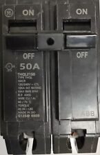 GE General Electric THQL2150 50-Amp 2-Pole 120/240VAC Breaker picture