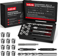 M6X1.0 Thread Repair Kit, 10 Solid 304 Stainless Steel Inserts picture