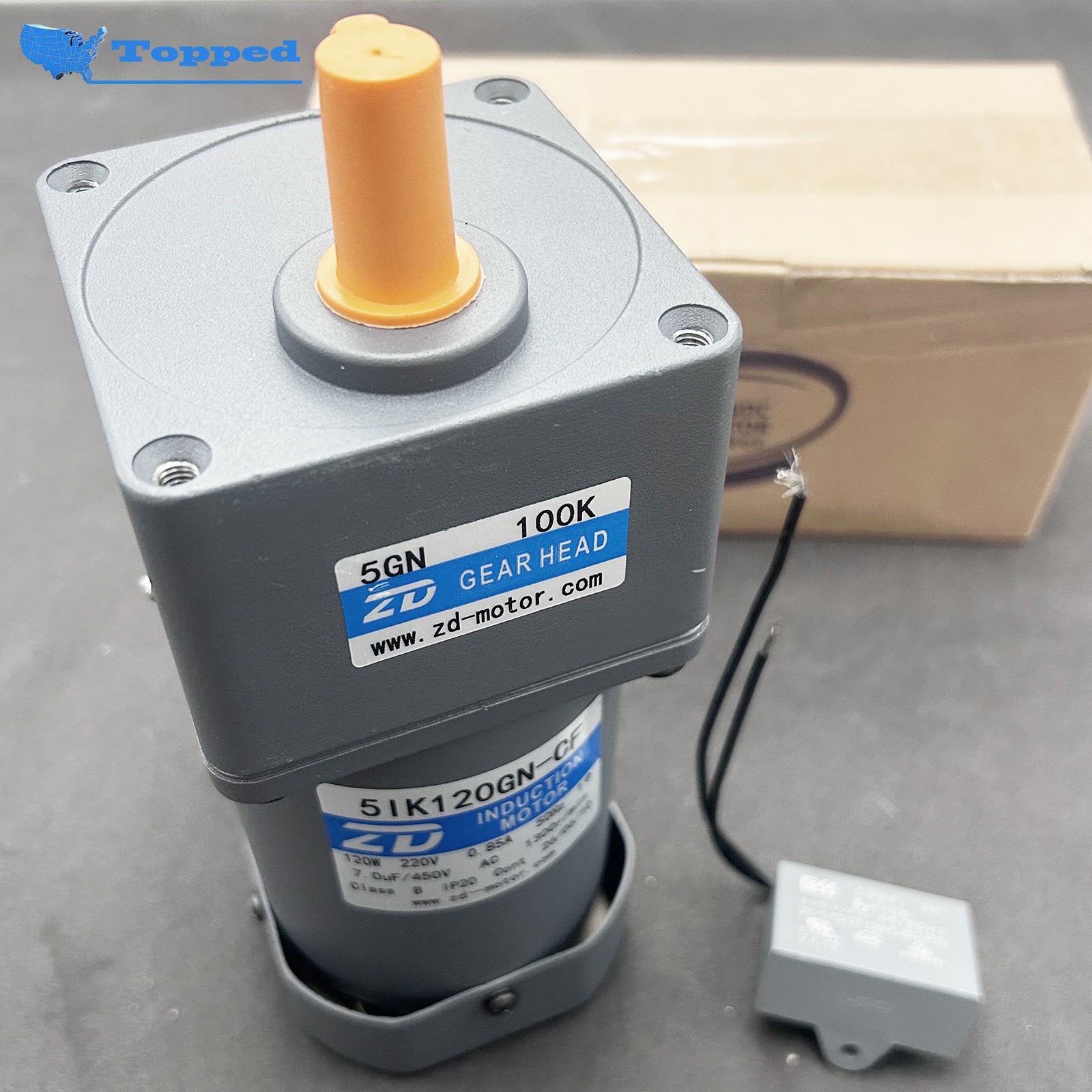 New 120W 220V 5IK120GN-CF 5GN100K Constant Speed Gear Motor 5IK120GN-CF/5GN100K