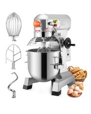 VEVOR Commercial Mixer Dough Mixer  20Qt Industrial Mixer for Bakery, 3-Speed picture