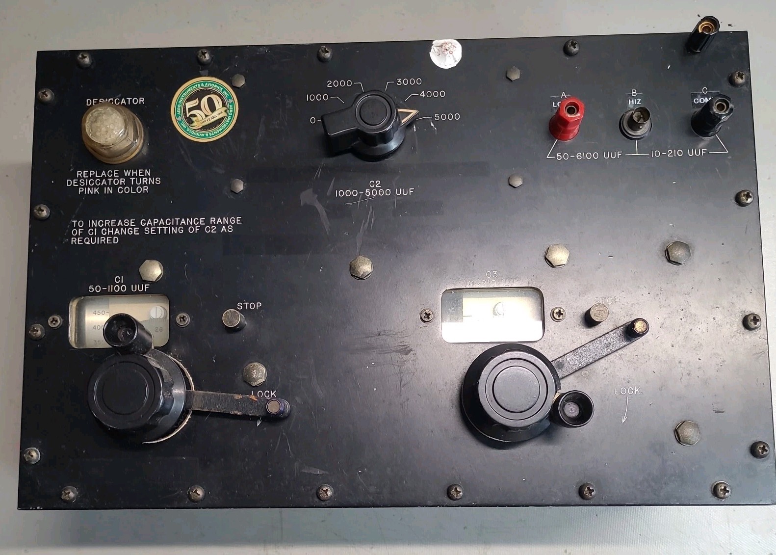General Radio Fuel Qty Gage Tester, Type P-579, Mil-T-8579 General Radio Fuel Qty Gage Tester, Type P-579, Mil-T-8579