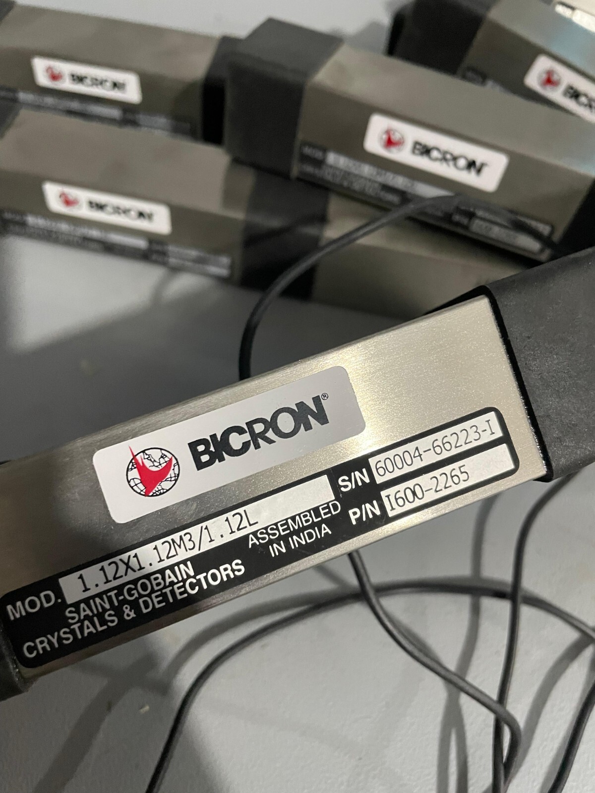 BICRON NaI(Tl) Scintillation Detector 1.12X1.12M3/1.12L Saint-Gobain BICRON NaI(Tl) Scintillation Detector 1.12X1.12M3/1.12L Saint-Gobain